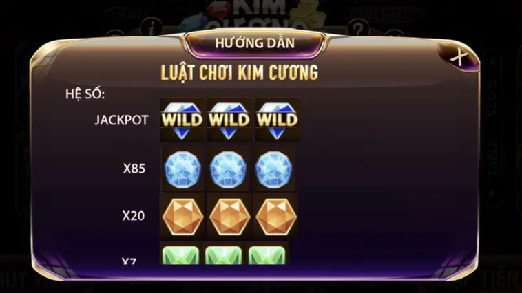Trải Nghiệm Trò Chơi Nổ Hũ Kim Cương Tại V7Bet Nhận Thưởng Cực Khủng