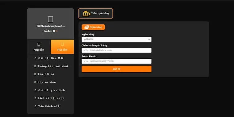 Hướng Dẫn Quy Trình Rút Tiền V7Bet Về Tài Khoản Chỉ Trong Vài Phút